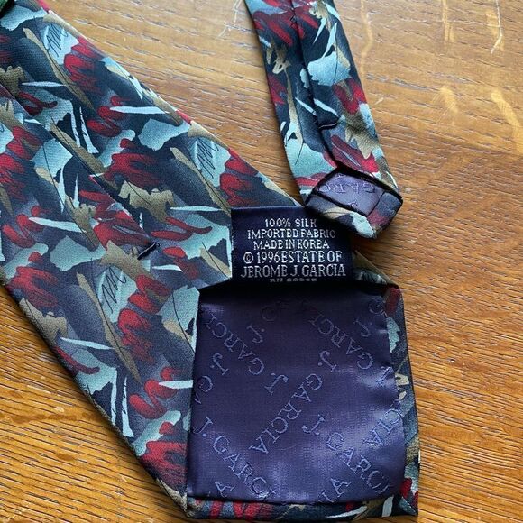 J. Garcia "Oak Tree"  Necktie - Picture 5 of 5